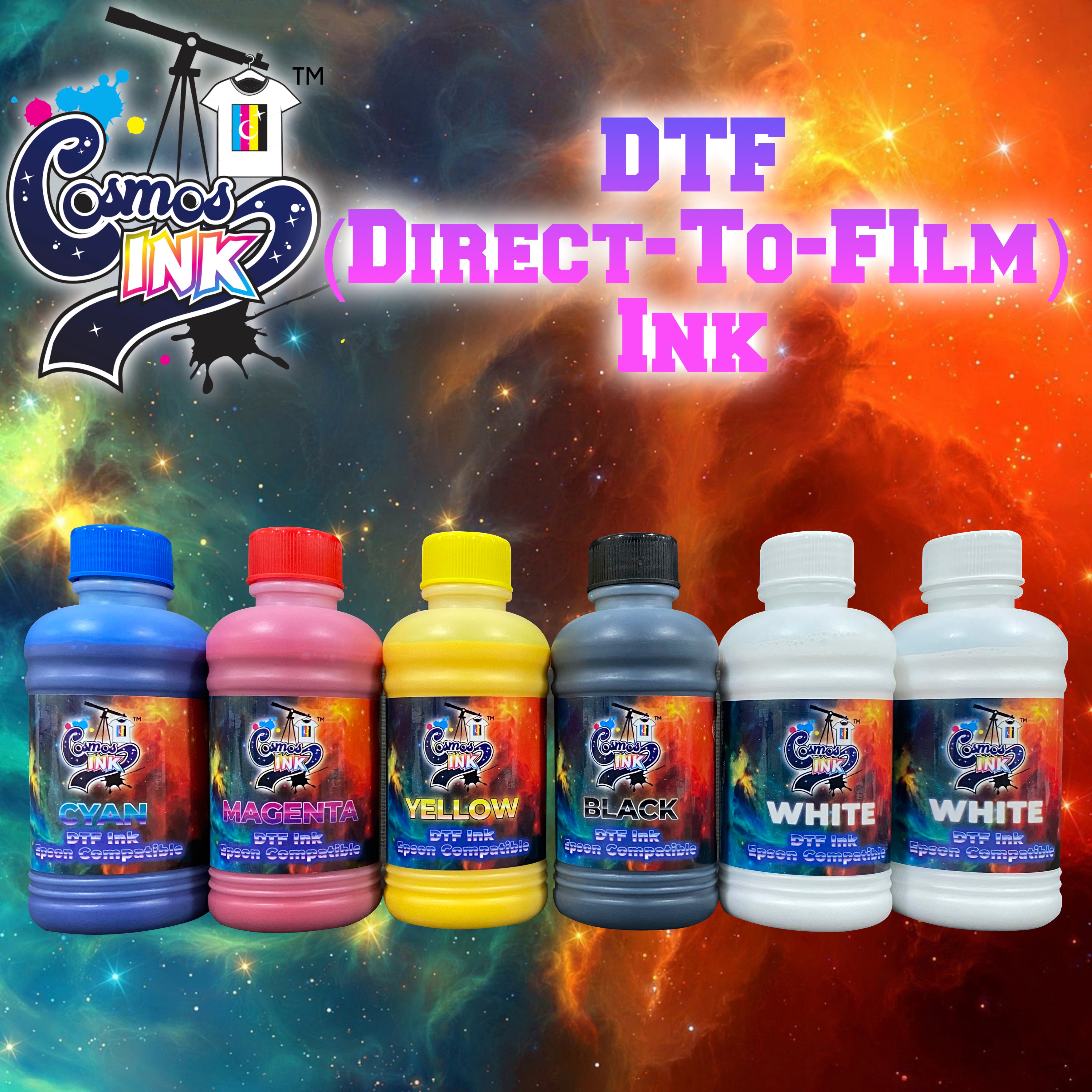 DTF PRO Direct to Film Textile Ink for Epson engines