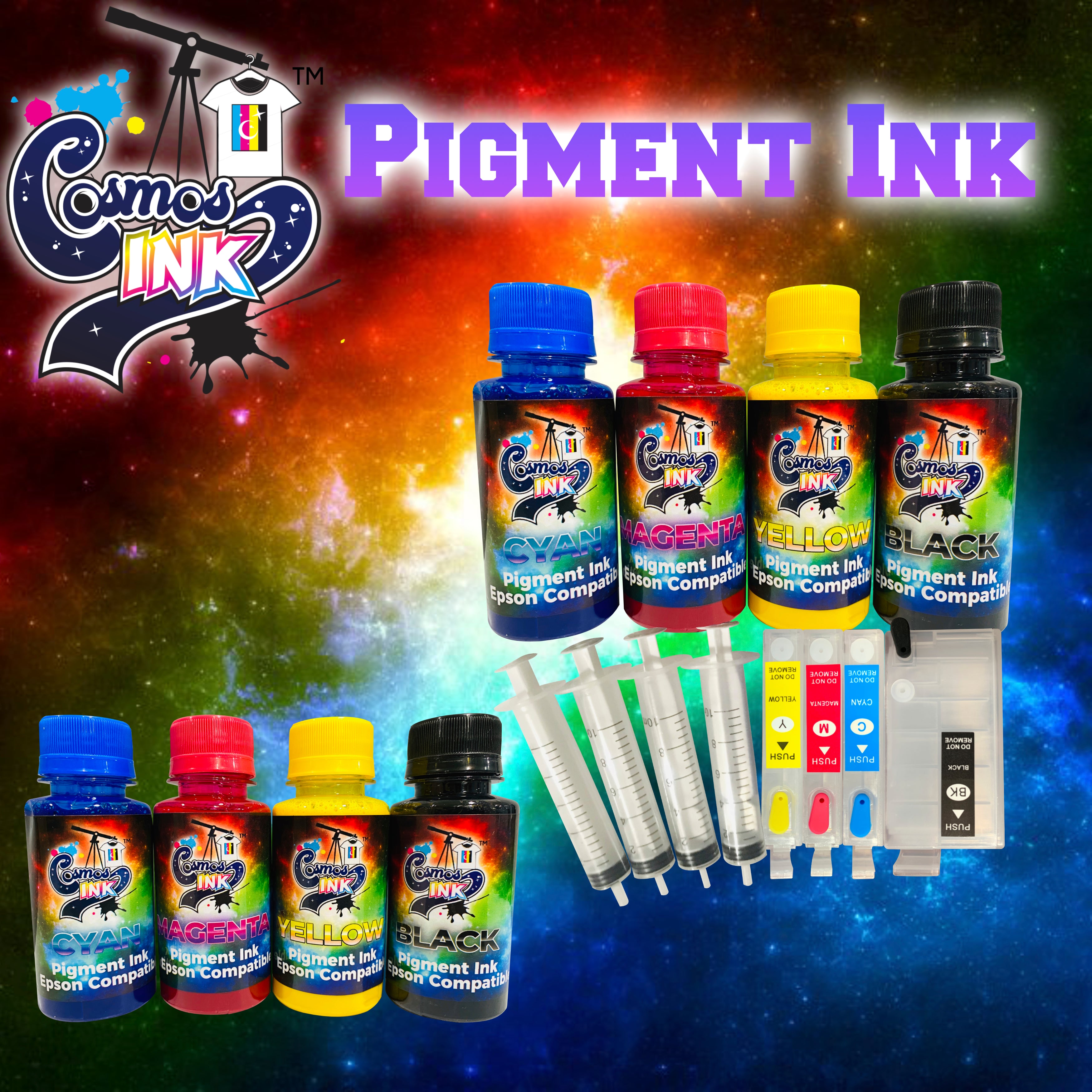Pingment Powder Ink Epson Pigment Ink | Cosmos Ink®