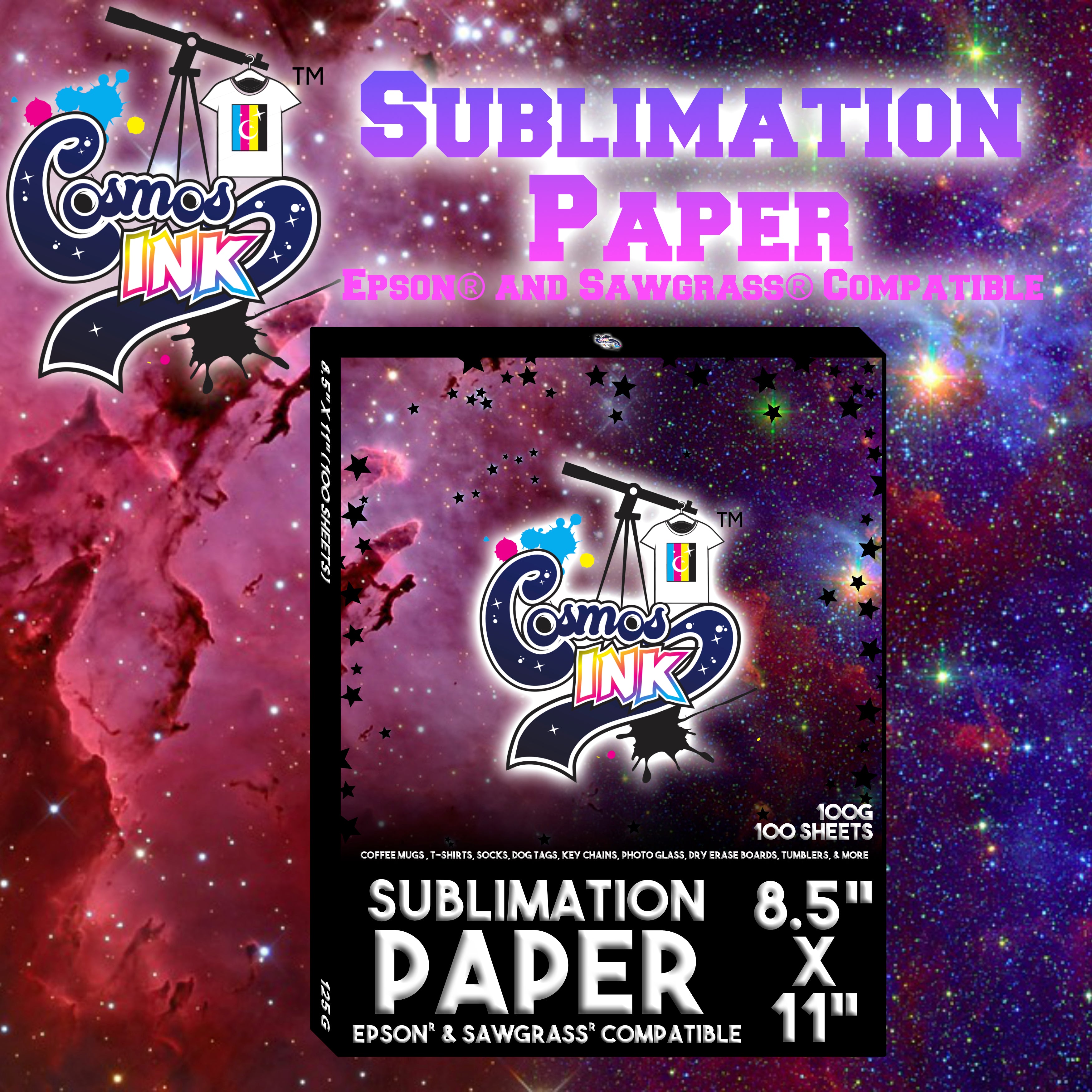 Sublimation Paper Now Available at Cosmos Ink®