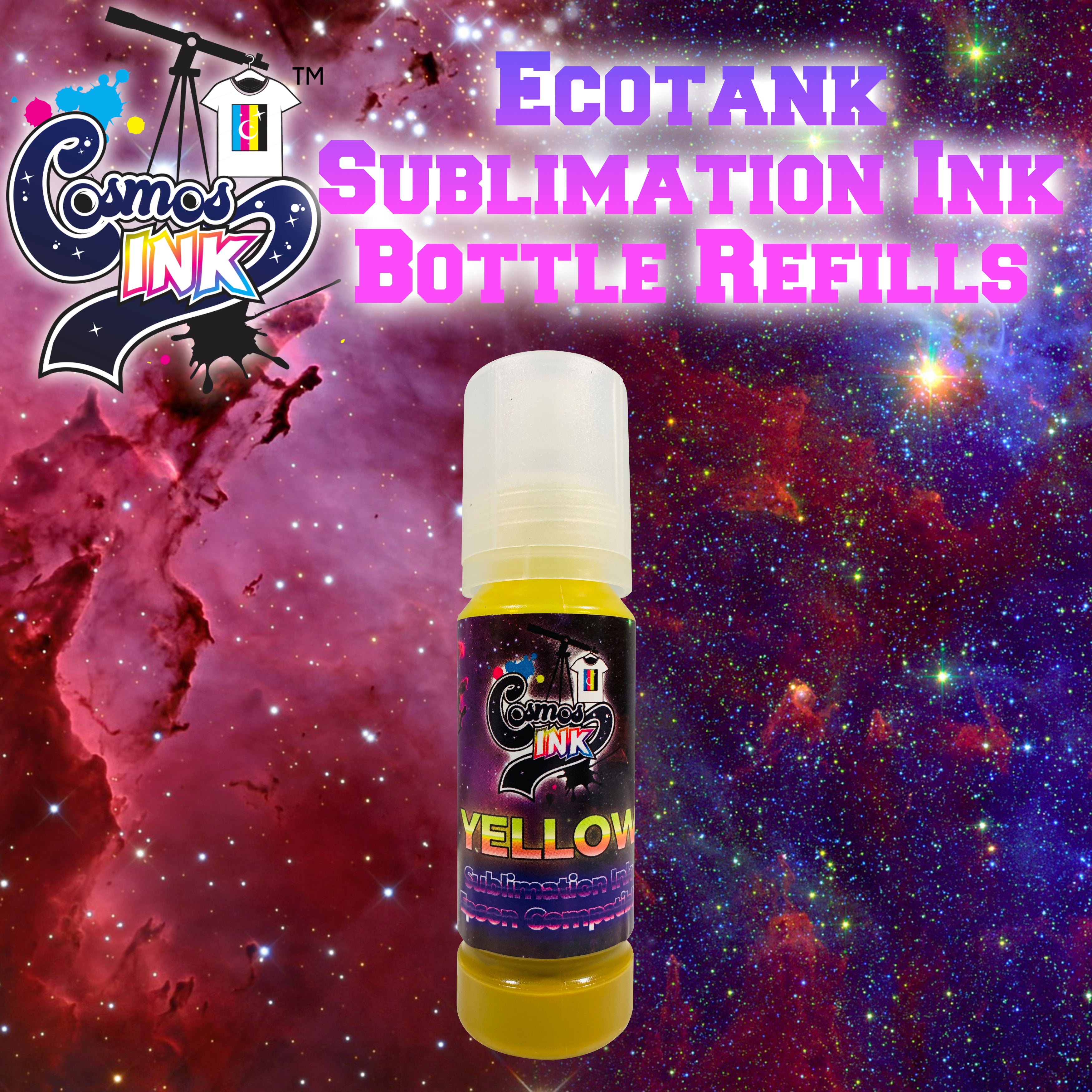 Epson EcoTank Printer Sublimation Ink Refills Cosmos Ink®