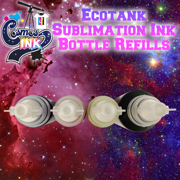 Epson EcoTank Sublimation Ink Refill Set (Keyless Bottles) (4 Color 