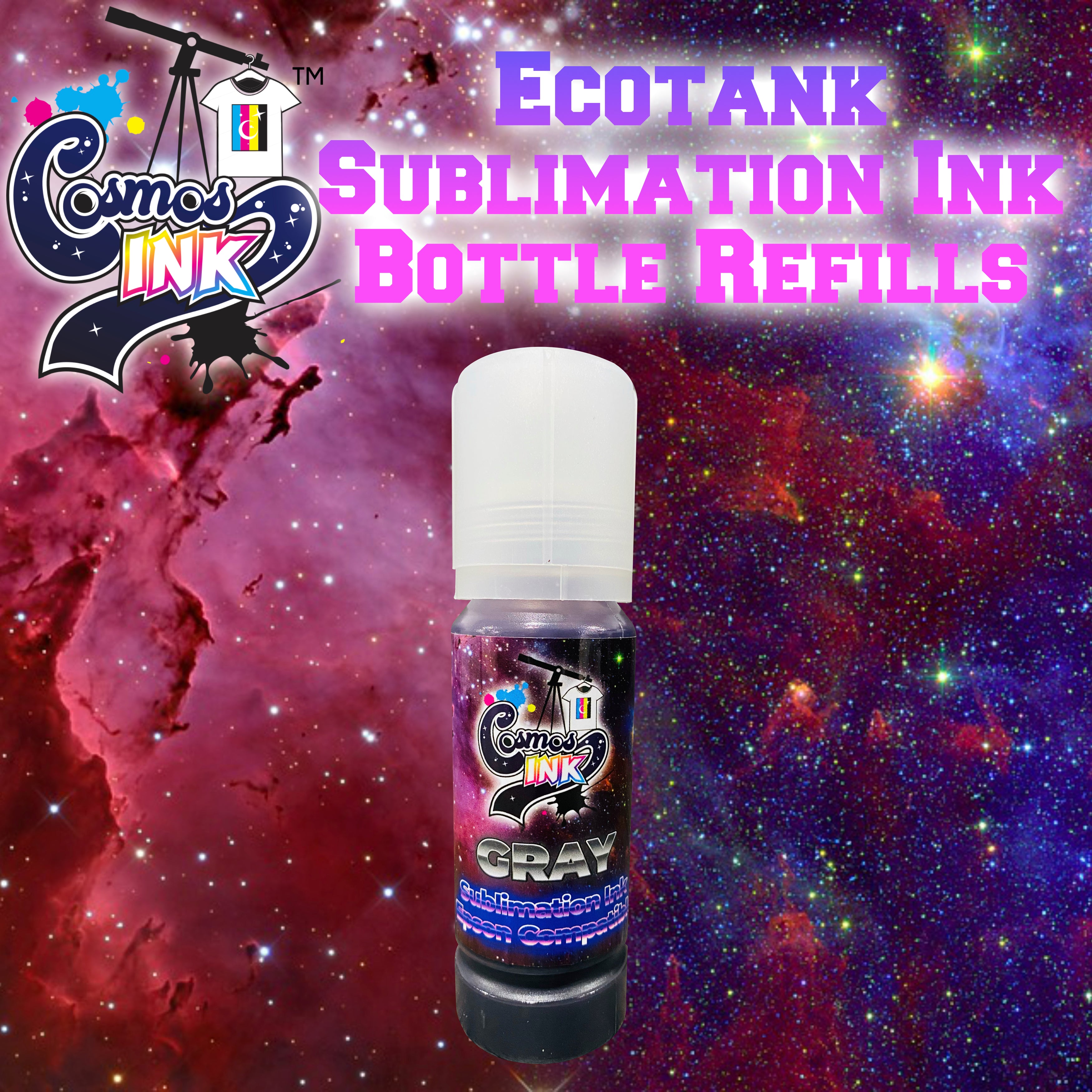 Epson EcoTank Printer Sublimation Ink Refills | Cosmos Ink®