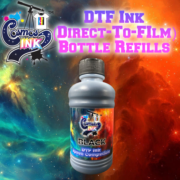 Epson Compatible DTF Ink Refill 250mL (Black) | Cosmos Ink®