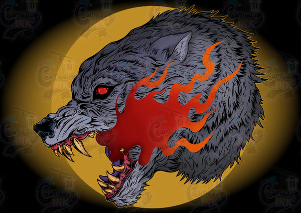 The Howling Wolf | Cosmos Ink