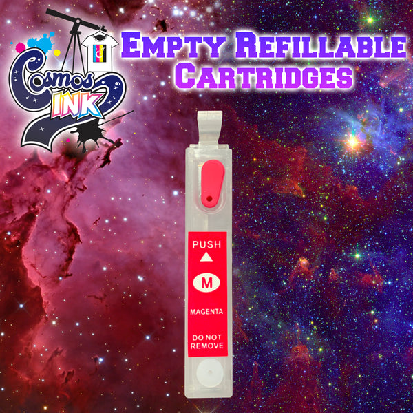 Empty Refillable Cartridges for Epson WF-7710, 7720, 7610, 7620, 7110, 7210, 3640, 3620 T252 (Magenta) | Cosmos Ink®