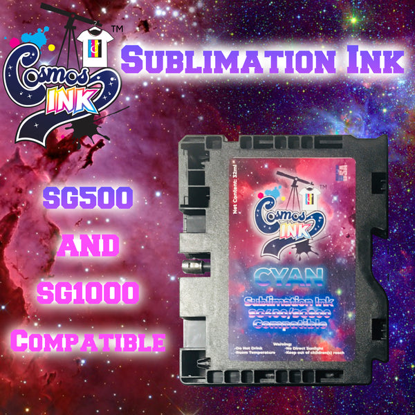 SG500/SG1000 Compatible Cartridges (Cyan) | Cosmos Ink®